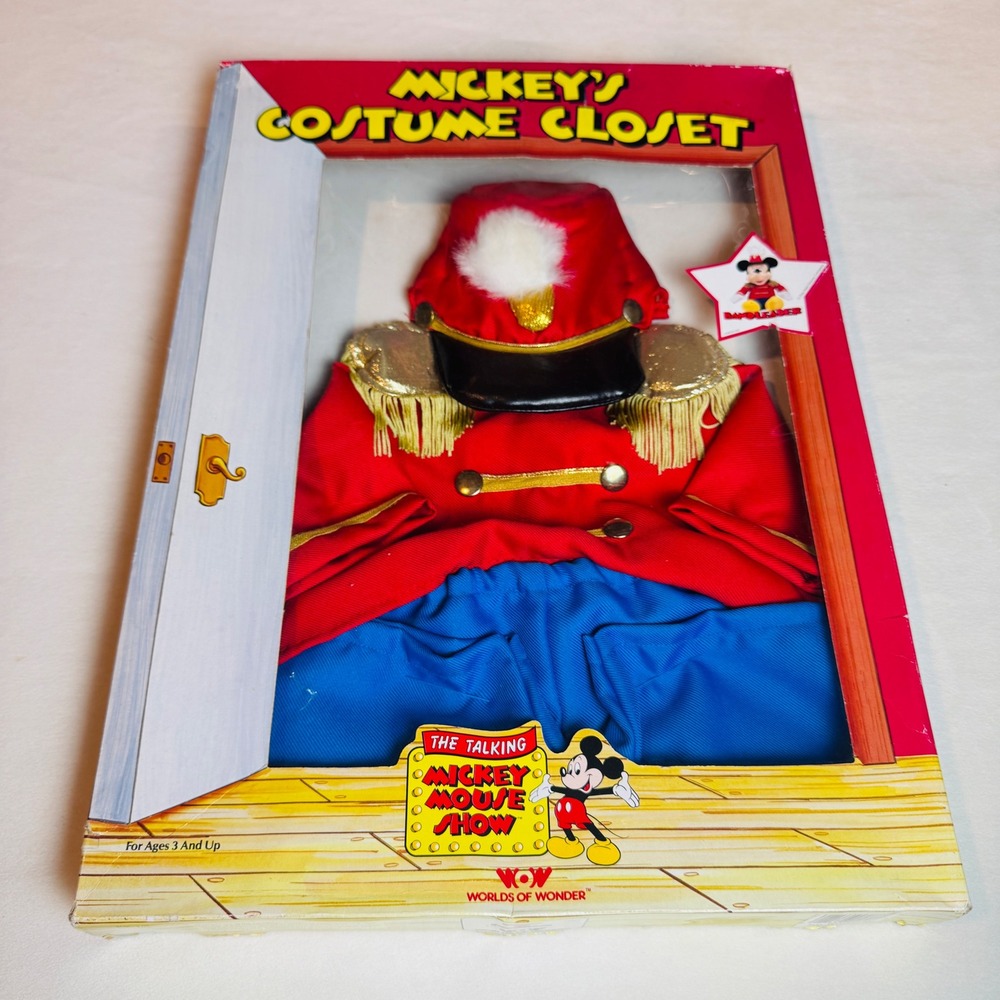 Vintage Worlds of Wonder The Talking Mickey Mouse Show Bandleader Costume 250051